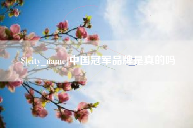浮梁中国冠军品牌是真的吗