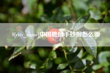 浮梁中国地图手抄报怎么画