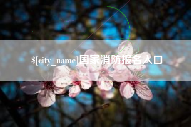 浮梁国家消防报名入口