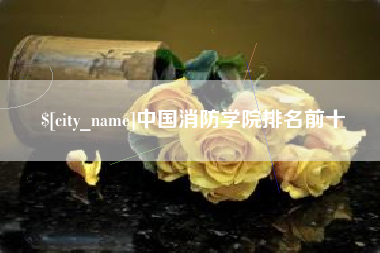 浮梁中国消防学院排名前十