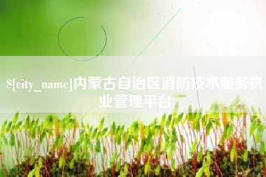 浮梁内蒙古自治区消防技术服务执业管理平台