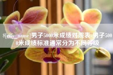 浮梁男子5000米成绩对照表-男子5000米成绩标准通常分为不同等级