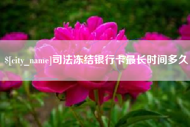 浮梁司法冻结银行卡最长时间多久