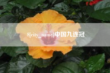 浮梁中国九连冠