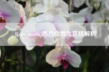 浮梁西方命数九宫格解析