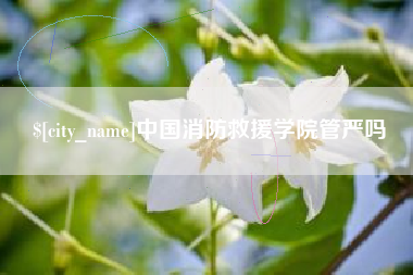 浮梁中国消防救援学院管严吗