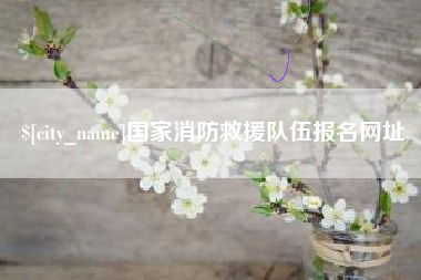 浮梁国家消防救援队伍报名网址