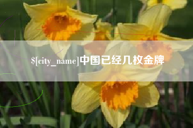 浮梁中国已经几枚金牌