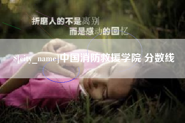 浮梁中国消防救援学院 分数线