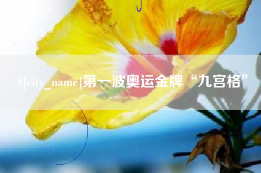 浮梁第一波奥运金牌“九宫格”