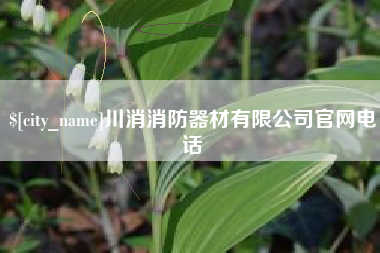 浮梁川消消防器材有限公司官网电话