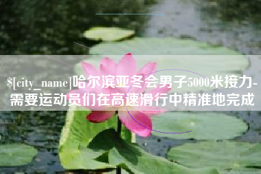 浮梁哈尔滨亚冬会男子5000米接力-需要运动员们在高速滑行中精准地完成