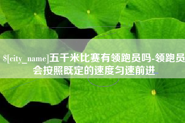 浮梁五千米比赛有领跑员吗-领跑员会按照既定的速度匀速前进
