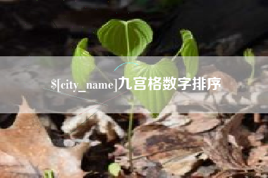 浮梁九宫格数字排序