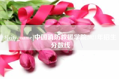 浮梁中国消防救援学院2021年招生分数线