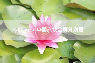 浮梁中国六块金牌分别是