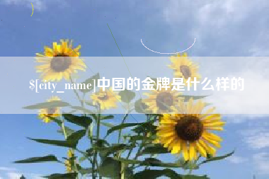 浮梁中国的金牌是什么样的