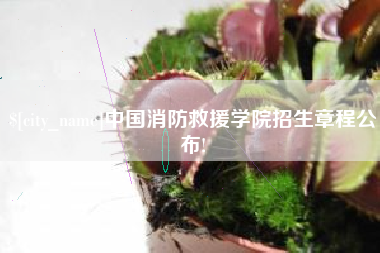 浮梁中国消防救援学院招生章程公布!