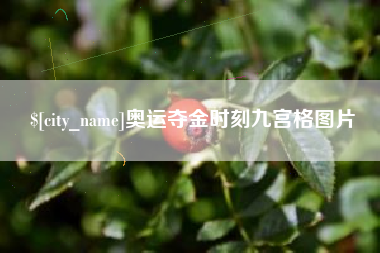 浮梁奥运夺金时刻九宫格图片