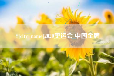 浮梁2020奥运会 中国金牌