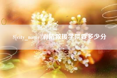 浮梁消防救援学院要多少分