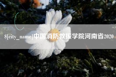 浮梁中国消防救援学院河南省2020